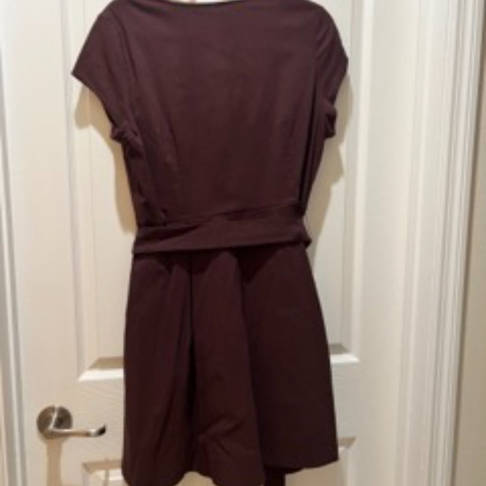 LOWEST: Plum beaded collar dress, 16 - Picture 3 of 7